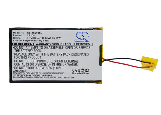 3.7V 1400mAh Li-ion MP3/MP4/PMP Battery for Archos