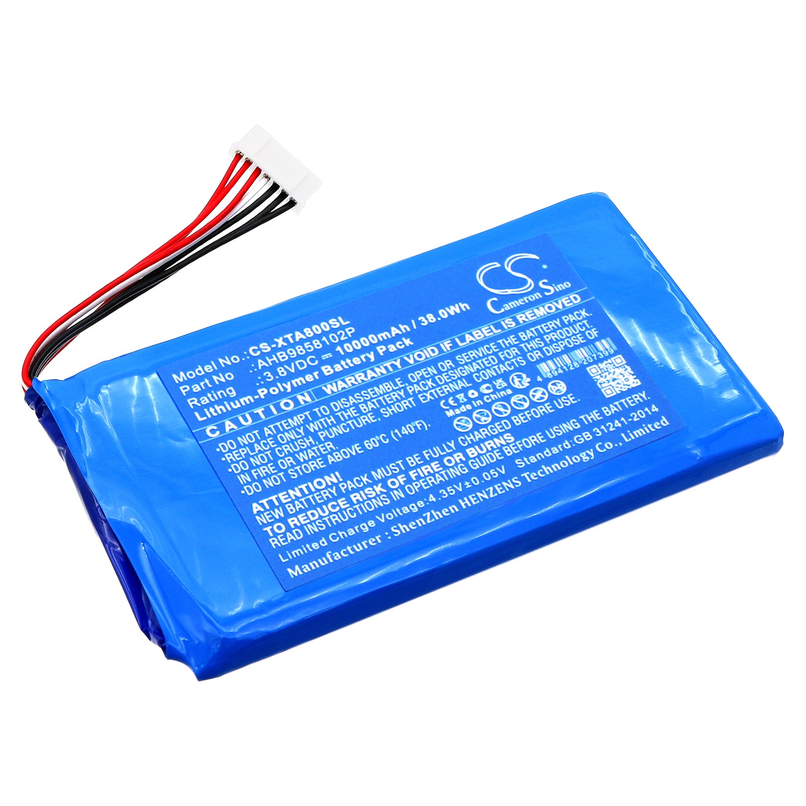 CS-XTA800SL Replacement Battery – Compatible with A80 H6, A80 Pro Full System Car Scan T