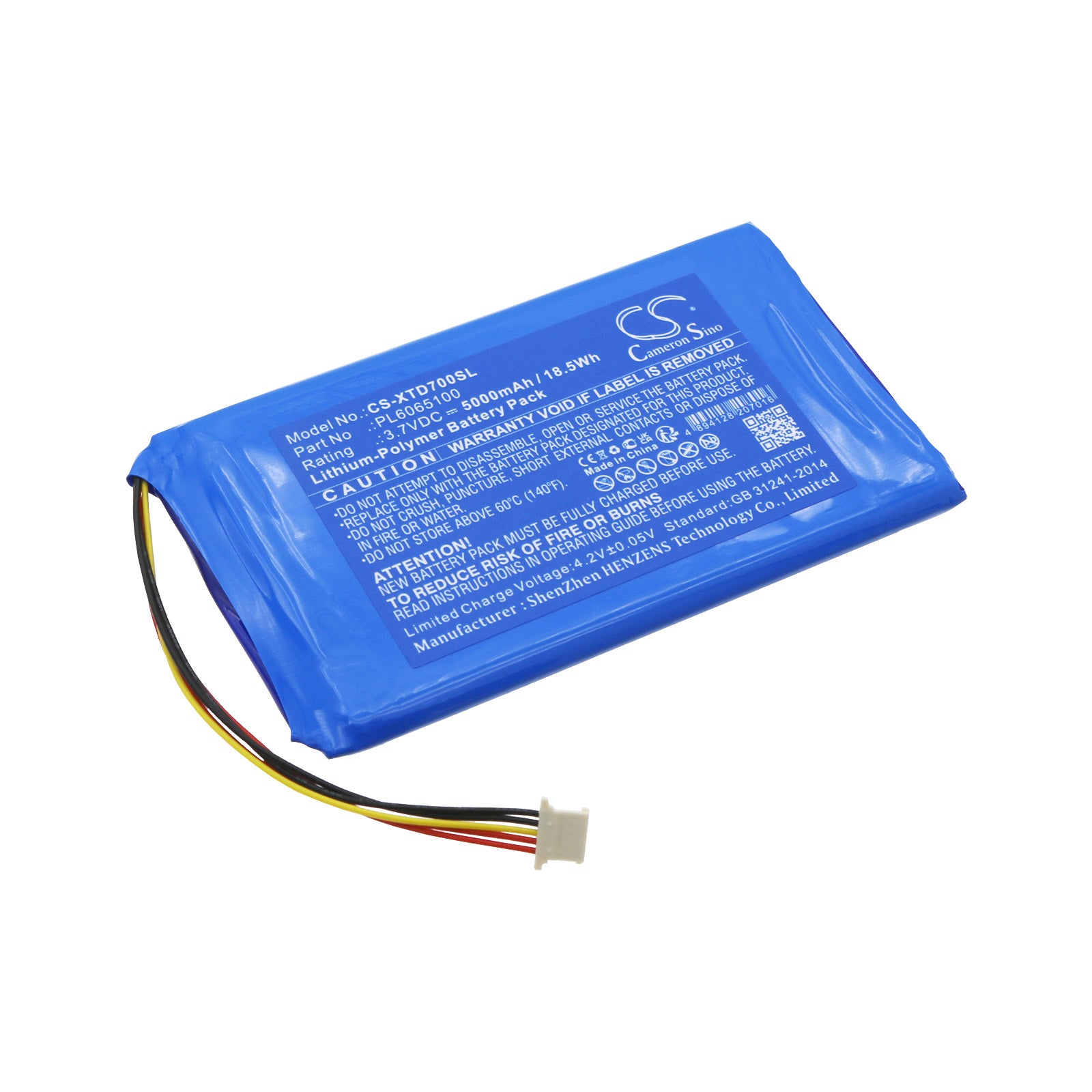 CS-XTD700SL Replacement Battery – Compatible with AutoPropad Basic Key Programme, D7 BT, D7 Diagnostic Scan Tool, EZ300 Pro Scanners, EZ400 Pro Scanners, PS70 PRO Diagnostic Scan Tool