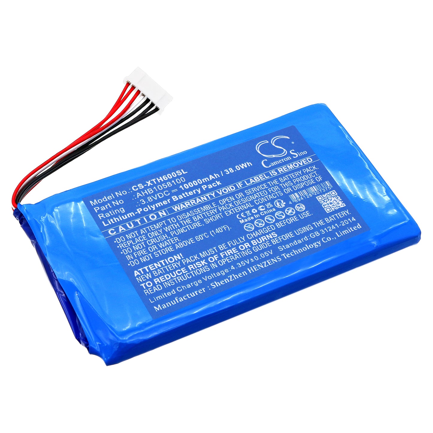 CS-XTH600SL Replacement Battery – Compatible with AutoProPAD G2 Key Programmer 8, D8 BT Scan Tools, D8 OBD2 DIAGNOSTIC TOOL, D8 Scan Tool, H6, H6 Elite, H6EB, X100 PAD Elite Auto Key Progra, X100 PAD3