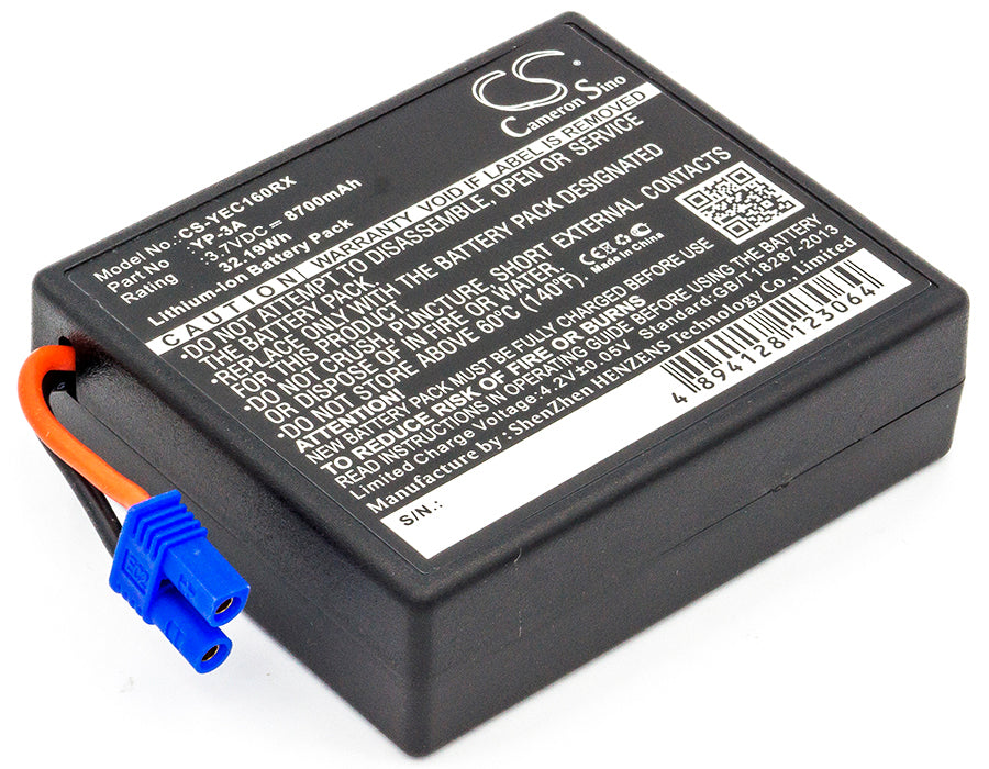 3.7V 8700mAh/32.19Wh Li-ion RC Hobby Battery for YUNEEC