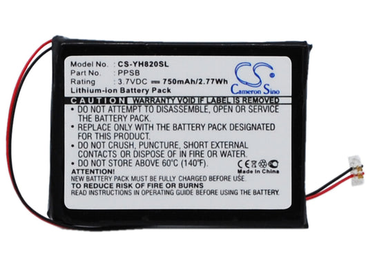 3.7V 750mAh Li-ion MP3/MP4/PMP Battery for Samsung