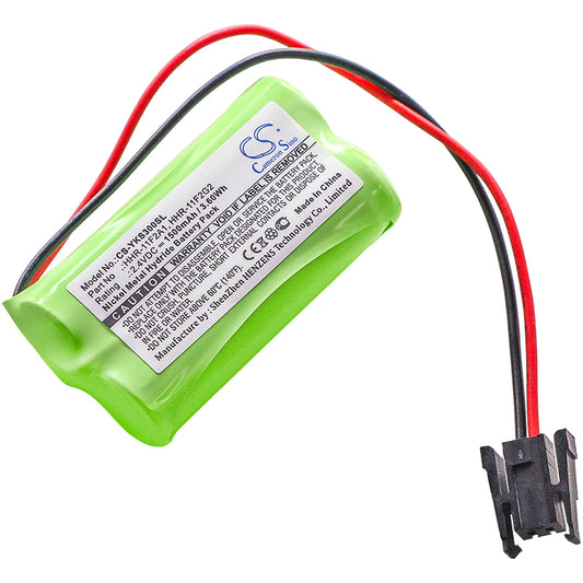 2.4V 1500mAh/3.60Wh Ni-MH PLC Battery for Yokogawa