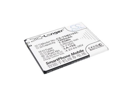 3.7V 1900mAh/7.03Wh Li-ion Mobile/SmartPhone Battery for Yusun