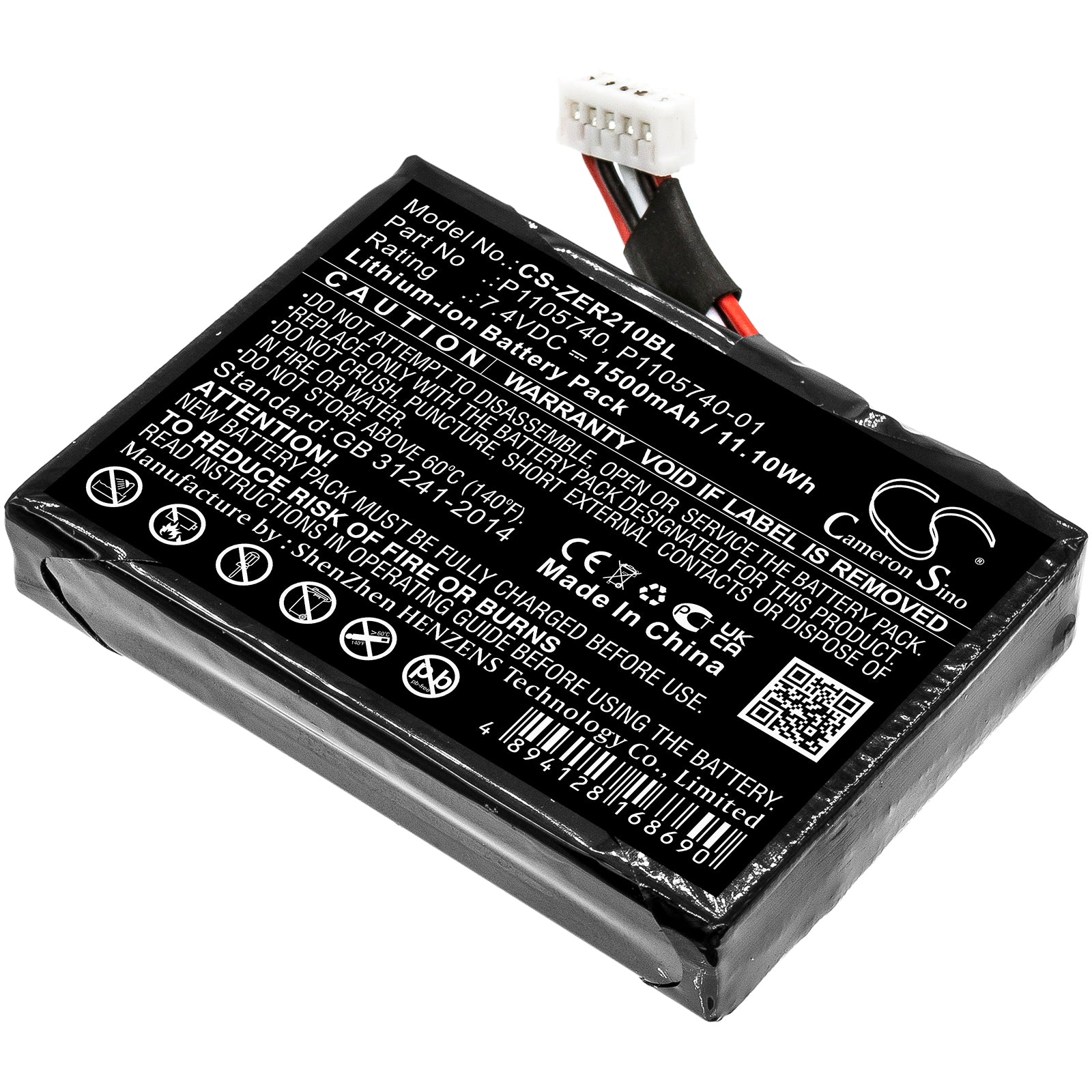 CS-ZER210BL Replacement Battery – Compatible with ZQ200, ZQ210, ZQ21-A0E12KE-00, ZQ220, ZQ22-A0E01KE-00