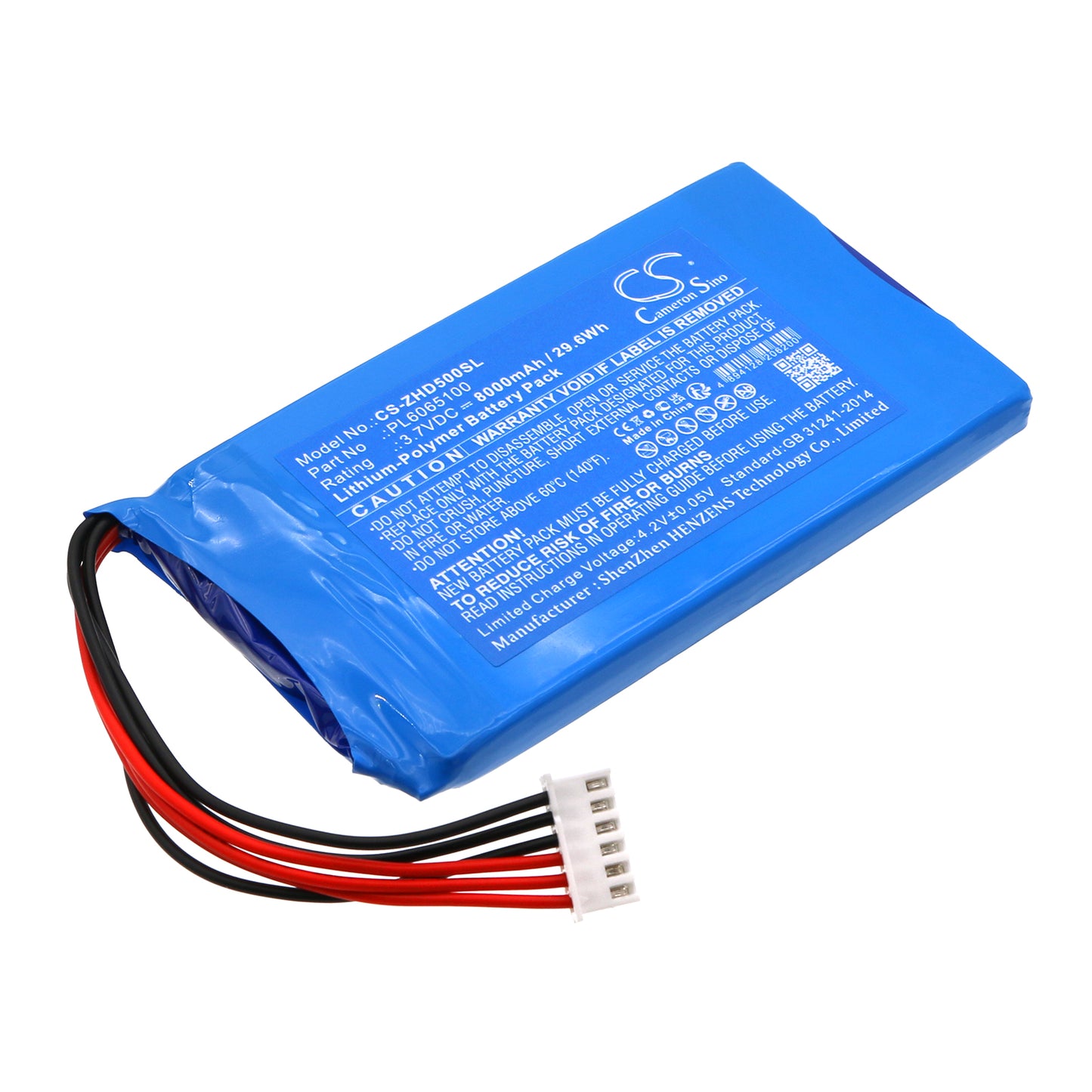 CS-ZHD500SL Replacement Battery – Compatible with Z5 Diagnostic Scan Tools