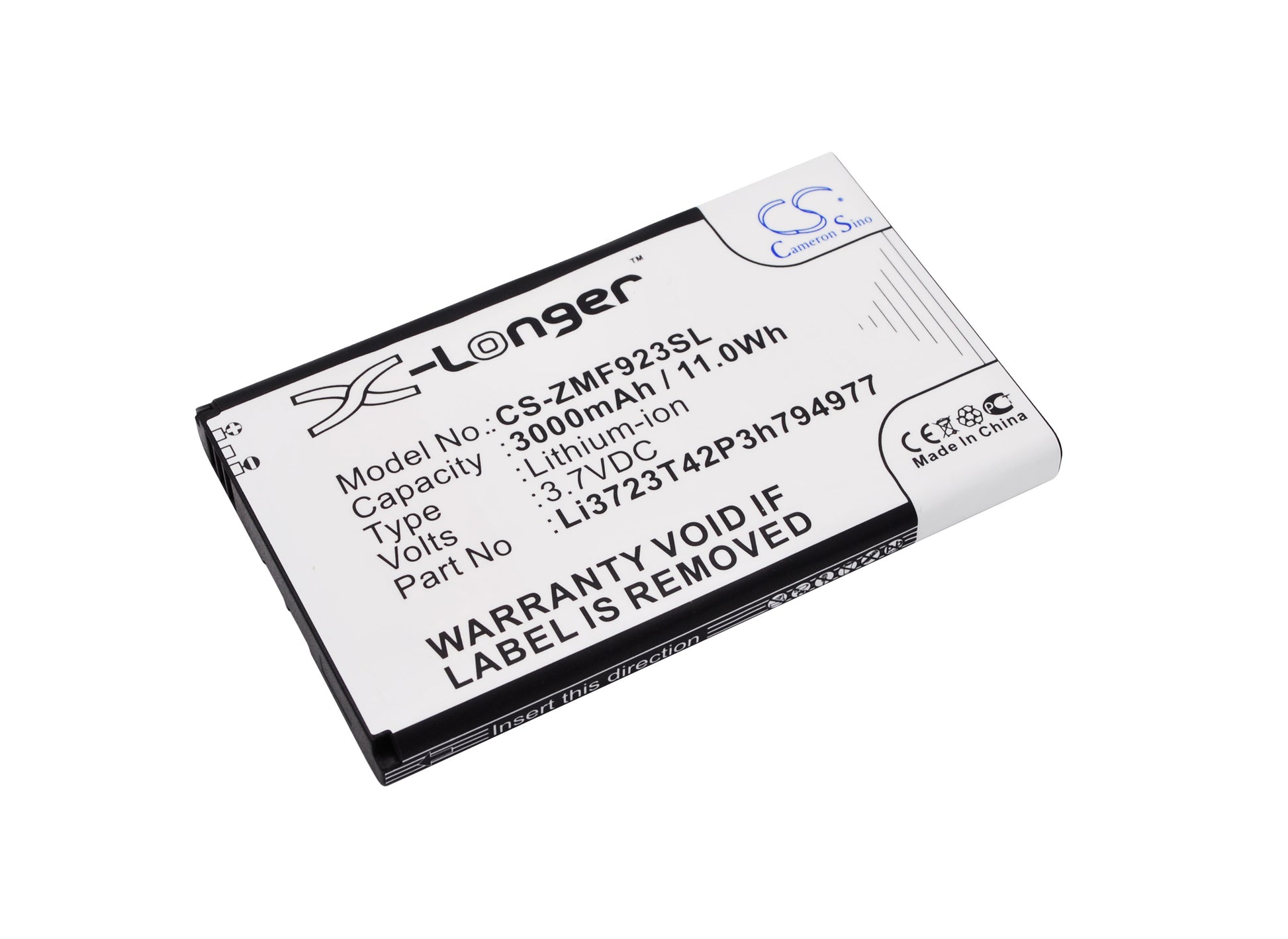 3.7V 3000mAh/11.10Wh Li-Polymer Hotspot Battery for AT&T