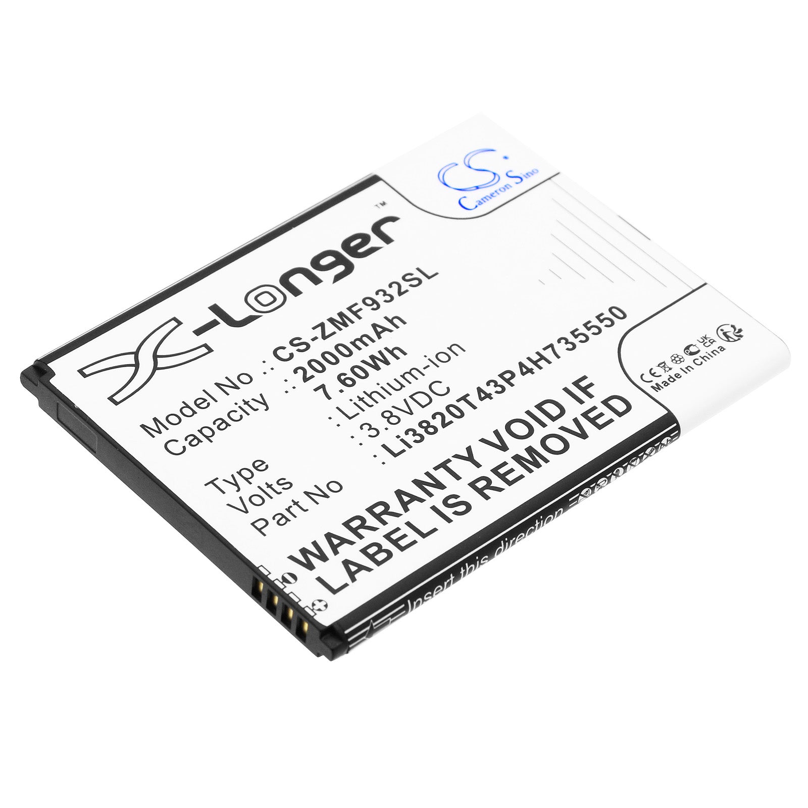 CS-ZMF932SL Replacement Battery – Compatible with WiFi5 MF932