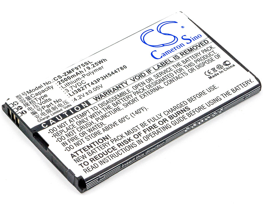 3.7V 2500mAh/9.25Wh Li-Polymer Hotspot Battery for ZTE