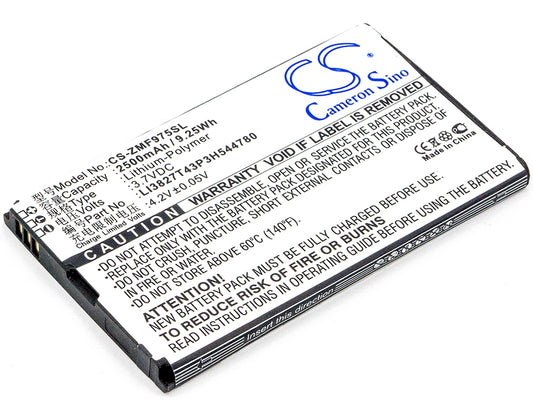 3.7V 2500mAh/9.25Wh Li-Polymer Hotspot Battery for ZTE
