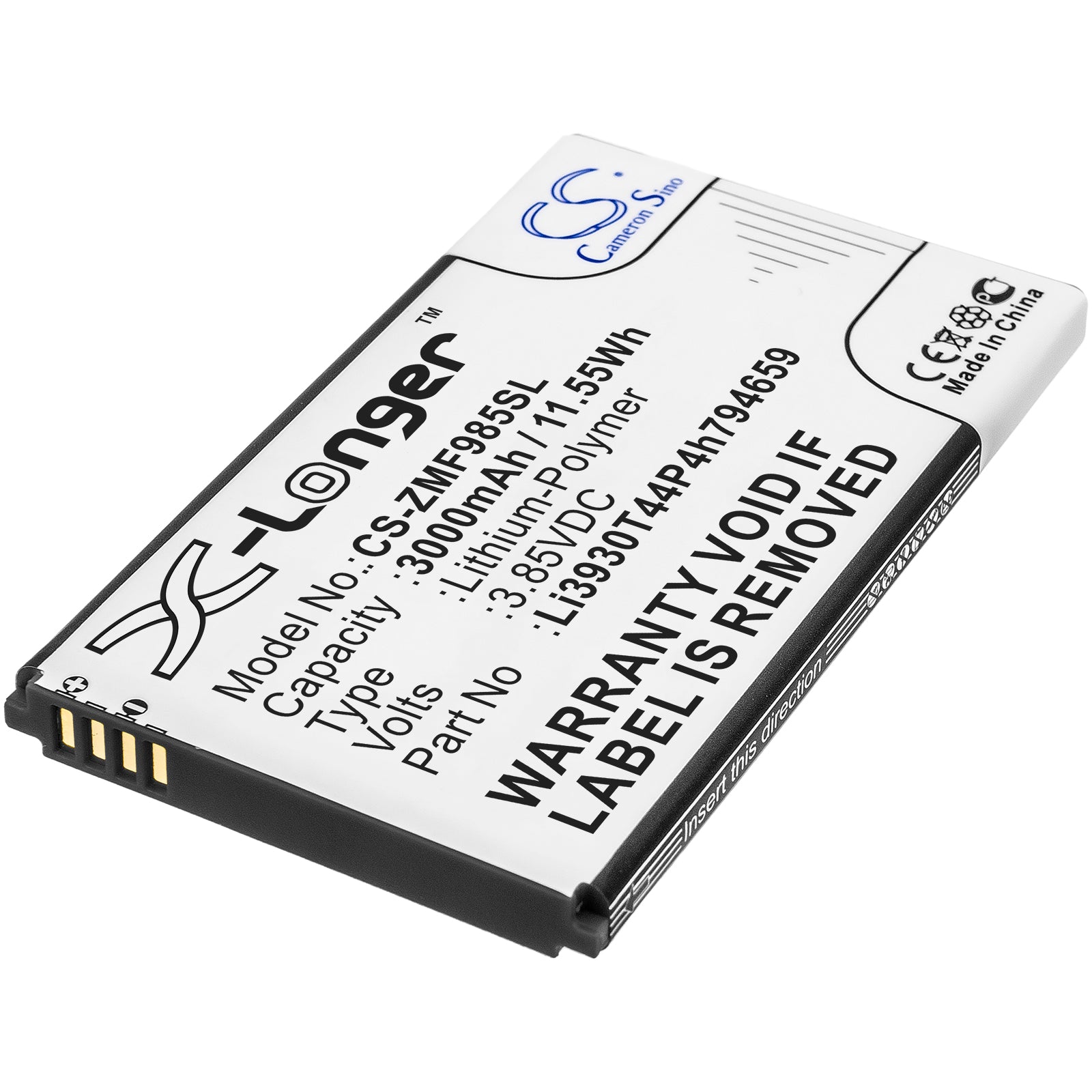 CS-ZMF985SL Replacement Battery – Compatible with Velocity 2