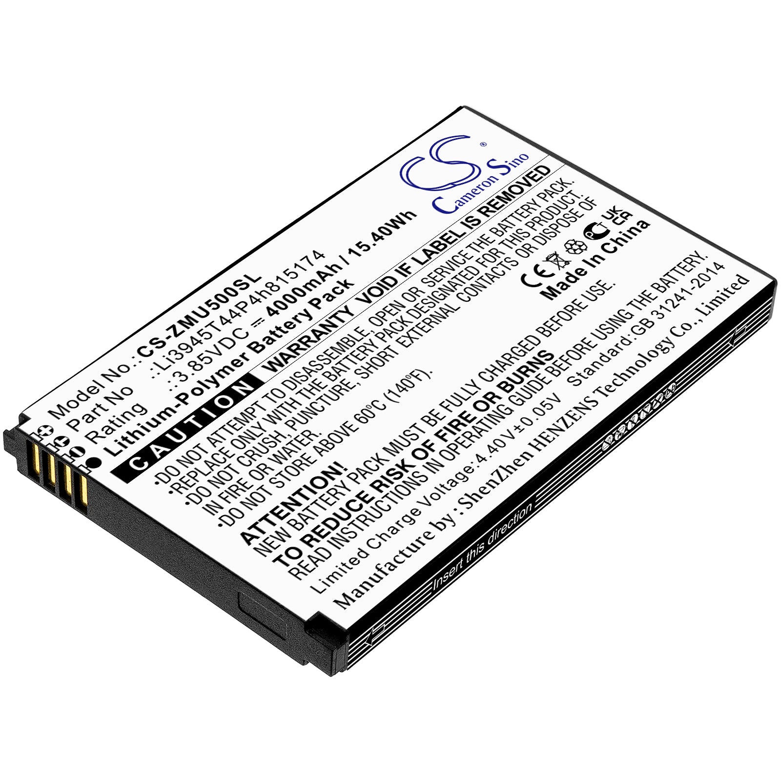 CS-ZMU500SL Replacement Battery – Compatible with MU500, MU5001 5G, MU501