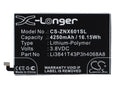 3.8VV 4250mAh/16.15Wh Li-Polymer Mobile/SmartPhone Battery for ZTE