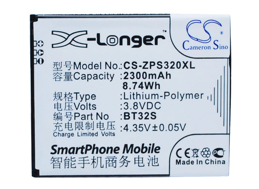 3.8V 2300mAh/8.74Wh Li-Polymer Mobile/SmartPhone Battery for ZOPO