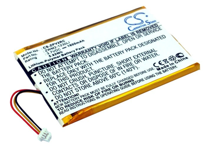 3.7V 1600mAh Li-Polymer Hotspot Battery for Zipit