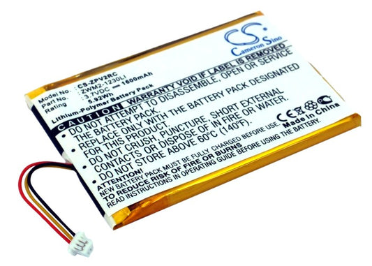 3.7V 1600mAh Li-Polymer Hotspot Battery for Zipit
