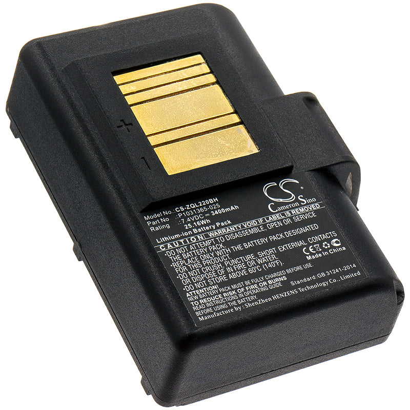 CS-ZQL220BH Replacement Battery – Compatible with QLN220, QLn220HC, QLN320, QLn320HC, ZQ500, ZQ510, ZQ520, ZQ521, ZQ610, ZQ610HC, ZQ620, ZQ620HC, ZR628, ZR638