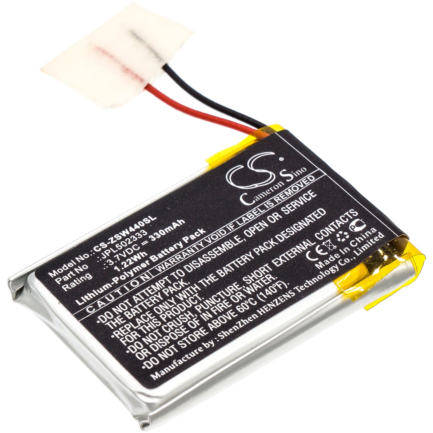 CS-ZSW440SL Replacement Battery – Compatible with A44040, Swami Voice Clip