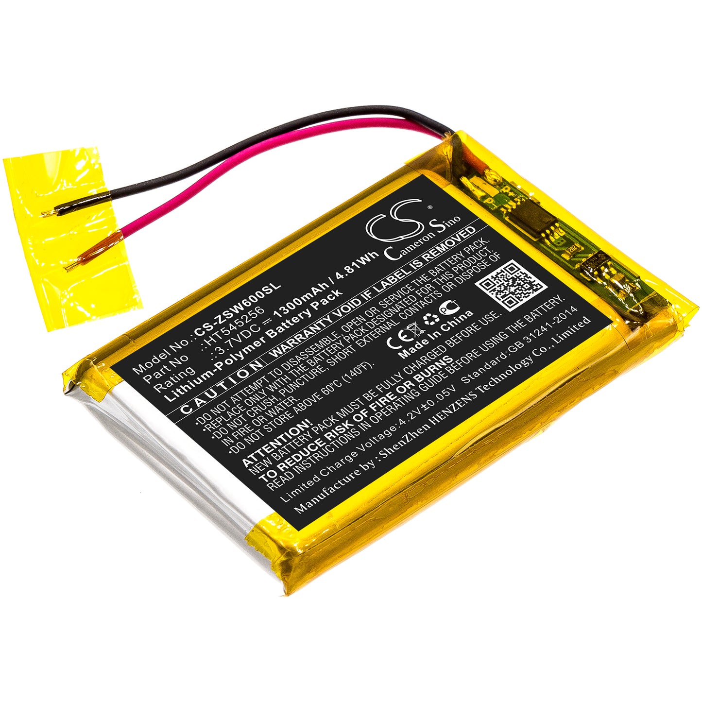 CS-ZSW600SL Replacement Battery – Compatible with Swami 6000