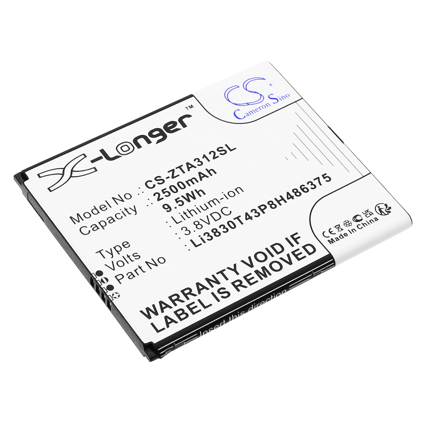 CS-ZTA312SL Replacement Battery – Compatible with Blade A31 2021