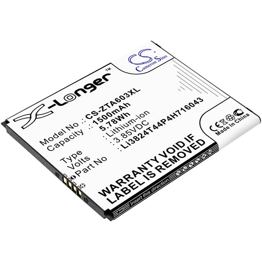 3.85V 1900mAh/7.32Wh Li-ion Mobile/SmartPhone Battery for ZTE