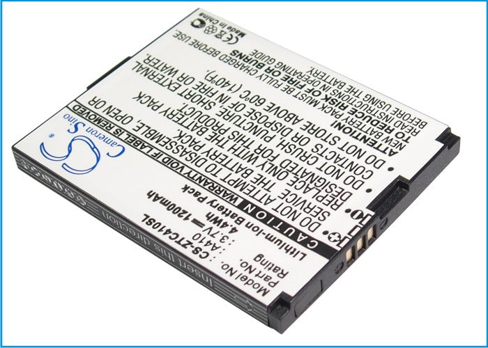 3.7V 1200mAh Li-ion Mobile/SmartPhone Battery for ZTE