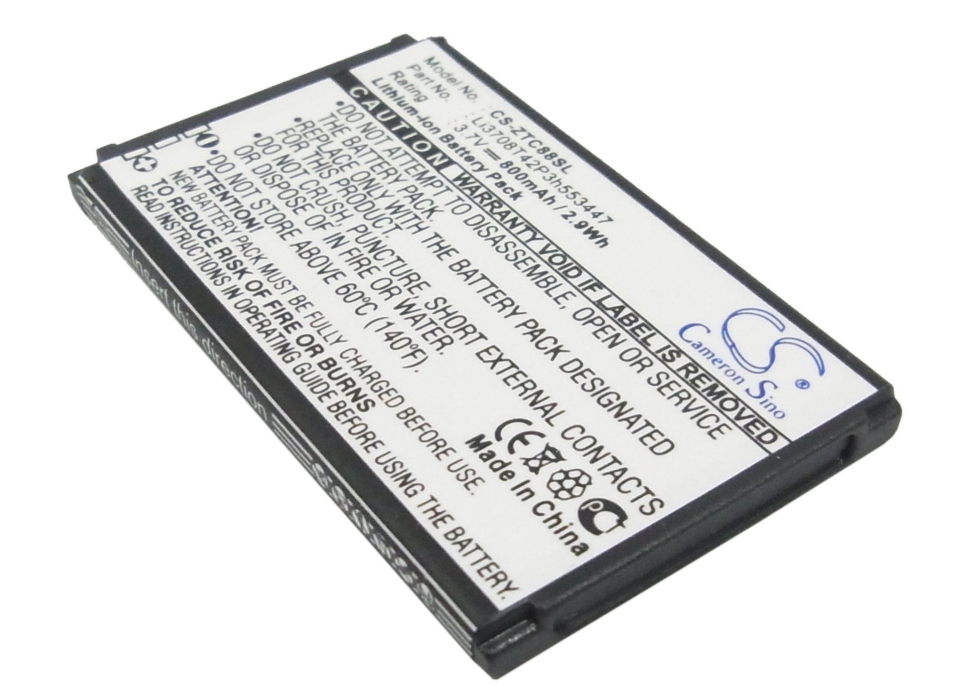 CS-ZTC88SL Replacement Battery – Compatible with F160