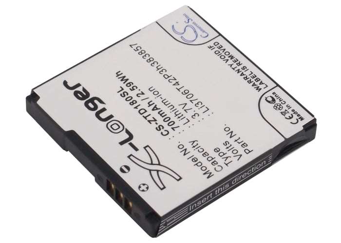 3.7V 700mAh/2.59Wh Li-ion Mobile/SmartPhone Battery for T-Mobile