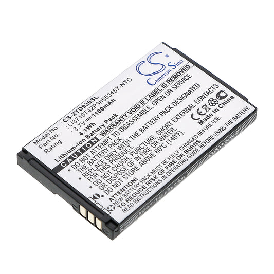 3.7V 1100mAh/4.1WH Li-ion Mobile/SmartPhone Battery for ZTE