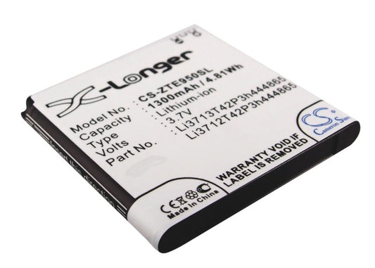 3.7V 1300mAh/4.81Wh Li-ion Mobile/SmartPhone Battery for 4894128039914, Sino-HK