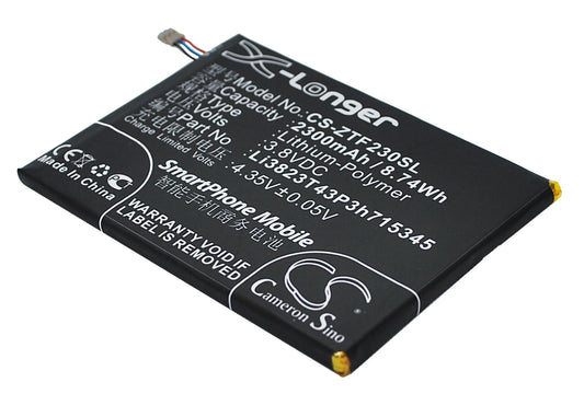 2300mAH/8.74Wh,ZTE GRAND SFLEX, MF910 MF910 4G LTE