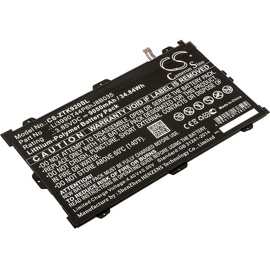 3.85V 9050mAh/34.84Wh Li-Polymer Tablet Battery for ZTE