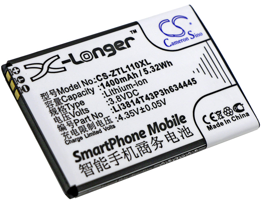 CS-ZTL110XL Replacement Battery – Compatible with Blade L110, Blade L110 Dual SIM