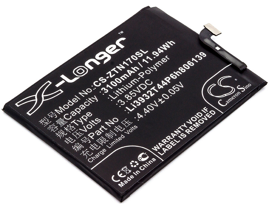 3.85V 3100mAh/11.94Wh Li-Polymer Mobile/SmartPhone Battery for ZTE