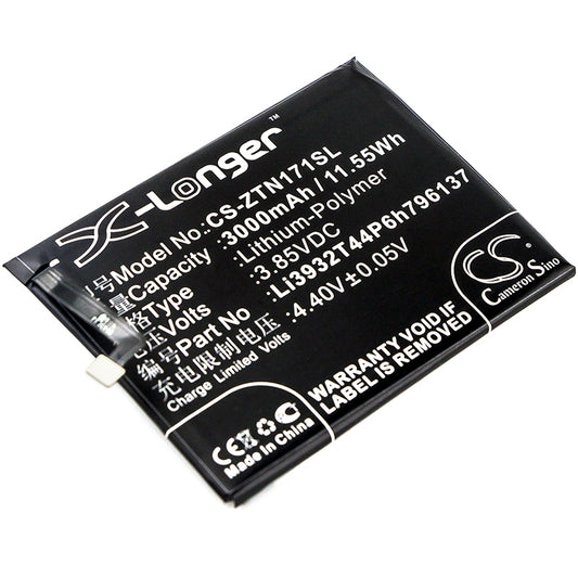 3.85V 3000mAh/11.55Wh Li-Polymer Mobile/SmartPhone Battery for ZTE