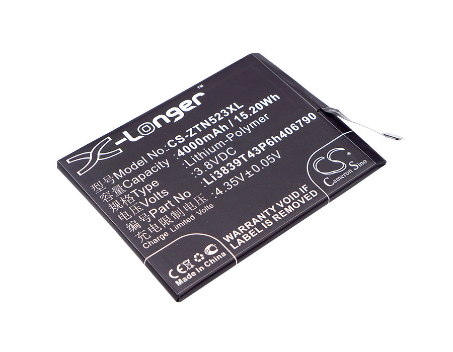 3.8V 4000mAh/15.20Wh Li-Polymer Mobile/SmartPhone Battery for Nubia