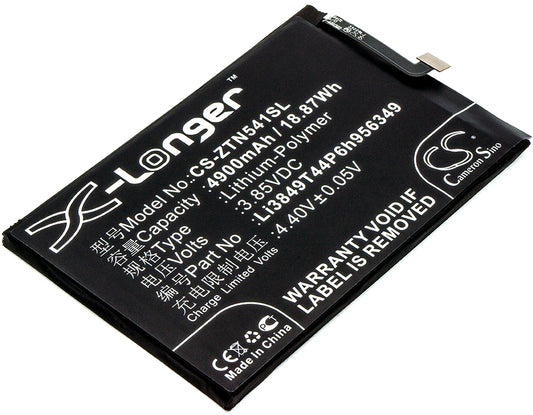 3.85V 4900mAh/18.87Wh Li-Polymer Mobile/SmartPhone Battery for ZTE