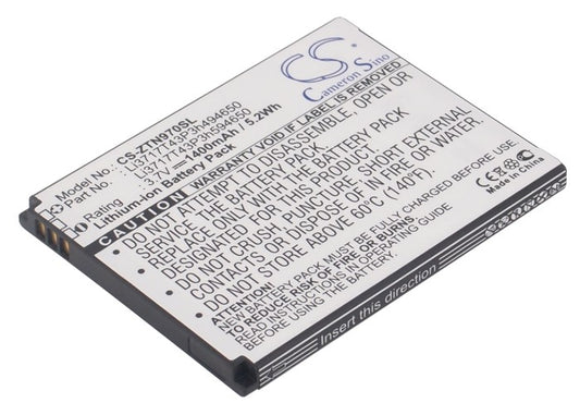 3.7V 1400mAh/5.18Wh Li-ion Mobile/SmartPhone Battery for NET10