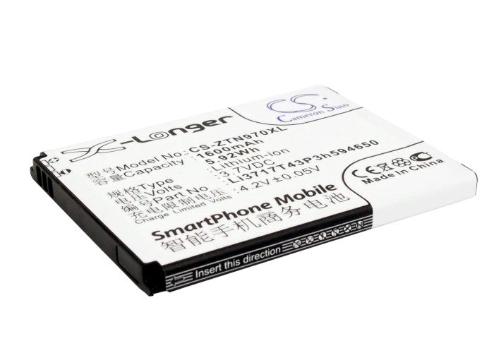 3.7V 1600mAh/5.92Wh Li-ion Mobile/SmartPhone Battery for NET10