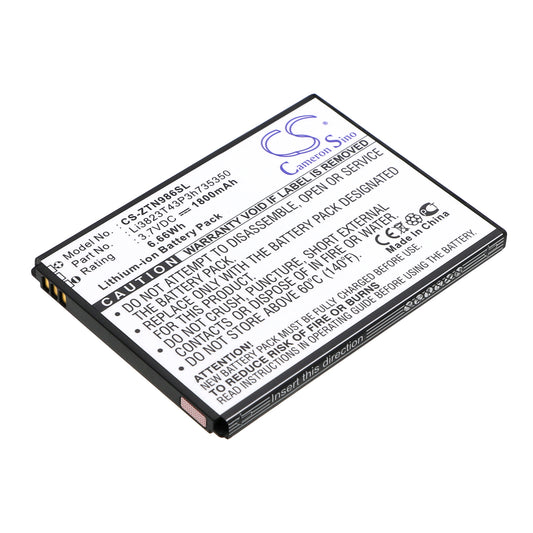 3.7V 1800mAh/6.66Wh Li-ion Hotspot Battery for T-Mobile