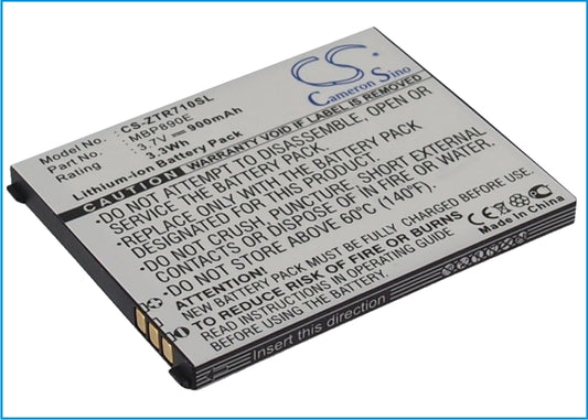 3.7V 900mAh Li-ion Mobile/SmartPhone Battery for ZTE