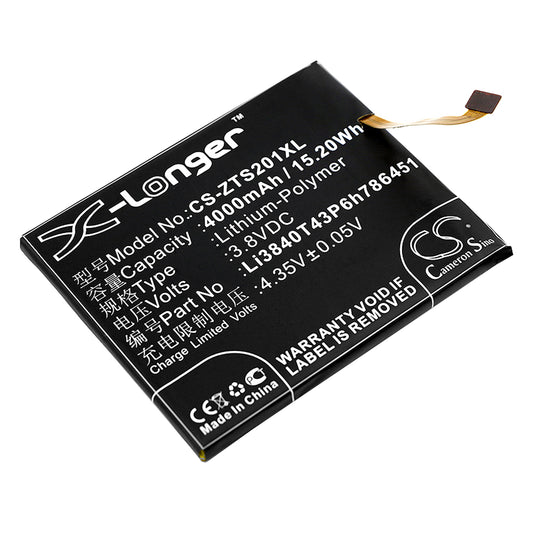 3.8V 4000mAh/15.20Wh Li-Polymer Mobile/SmartPhone Battery for ZTE
