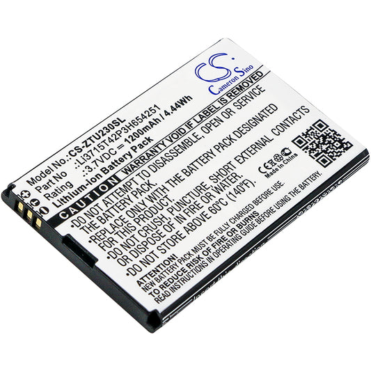 3.7V 1200mAh/4.44Wh Li-ion Hotspot Battery for B-Mobile