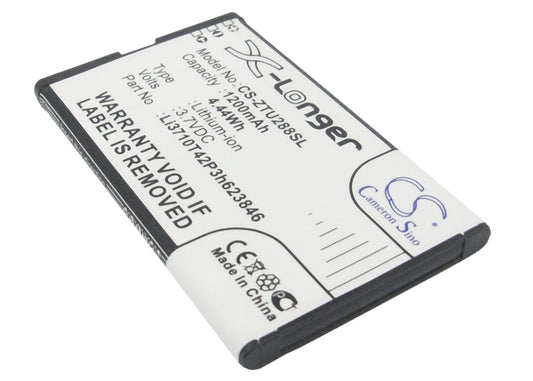 3.7V 1200mAh/4.44Wh Li-ion Mobile/SmartPhone Battery for ZTE