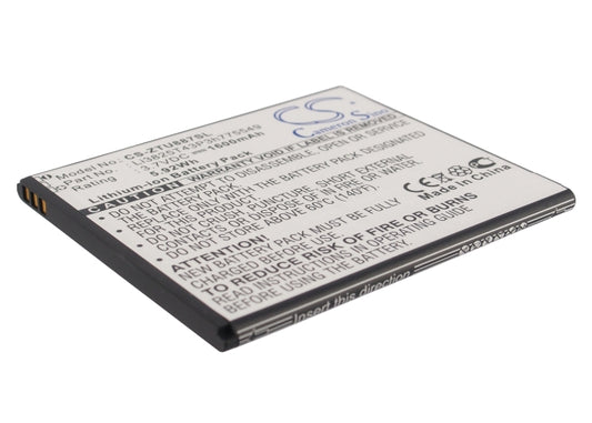3.7V 1600mAh/5.92Wh Li-ion Mobile/SmartPhone Battery for ZTE