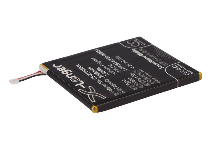 3.7V 2000mAh/7.40Wh Li-Polymer Mobile/SmartPhone Battery for ZTE