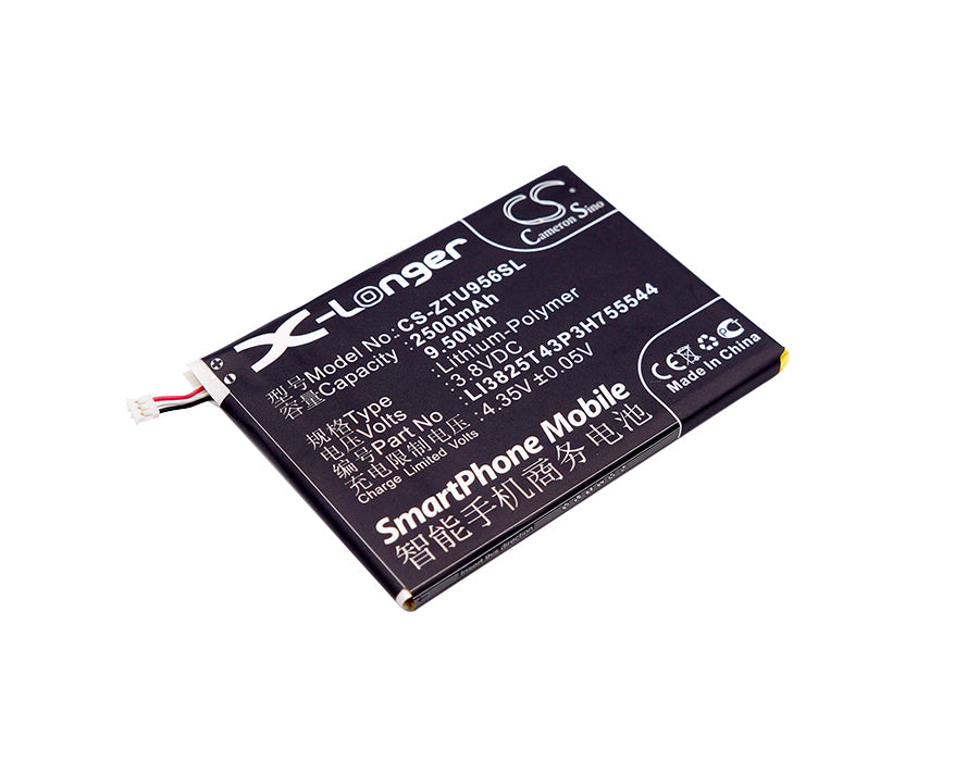 3.8V 2500mAh/9.50Wh Li-Polymer Mobile/SmartPhone Battery for ZTE
