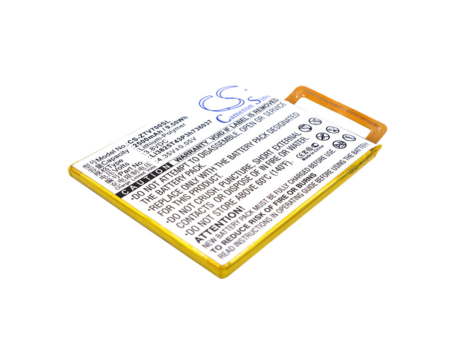 3.8V 2500mAh/9.50Wh Li-Polymer Mobile/SmartPhone Battery for ZTE