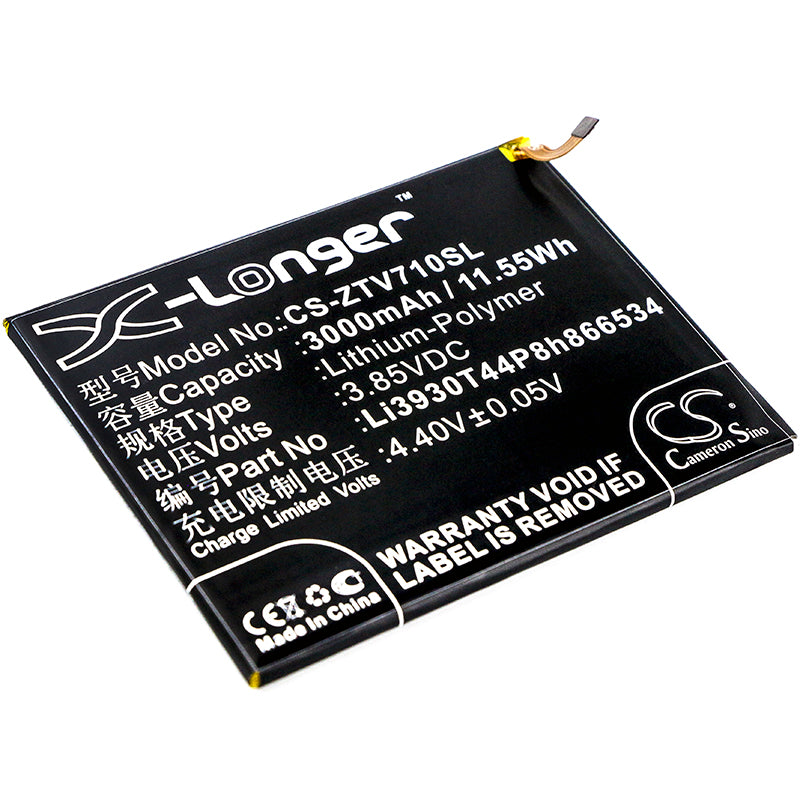 3.85V 3000mAh/11.55Wh Li-Polymer Mobile/SmartPhone Battery for ZTE
