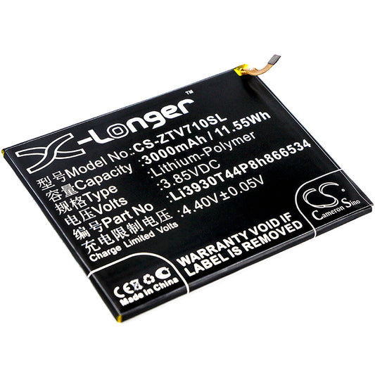 3.85V 3000mAh/11.55Wh Li-Polymer Mobile/SmartPhone Battery for ZTE